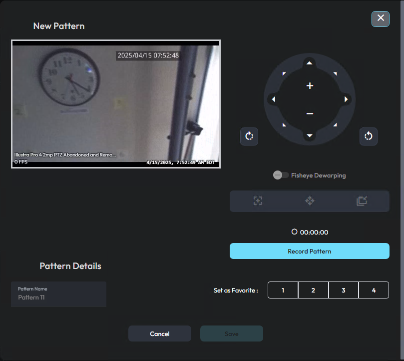 Image of the New Pattern editor